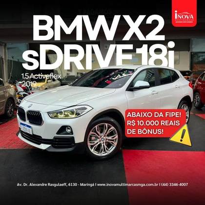 BMW X2 1.5 12V ACTIVEFLEX SDRIVE18I GP STEPTRONIC